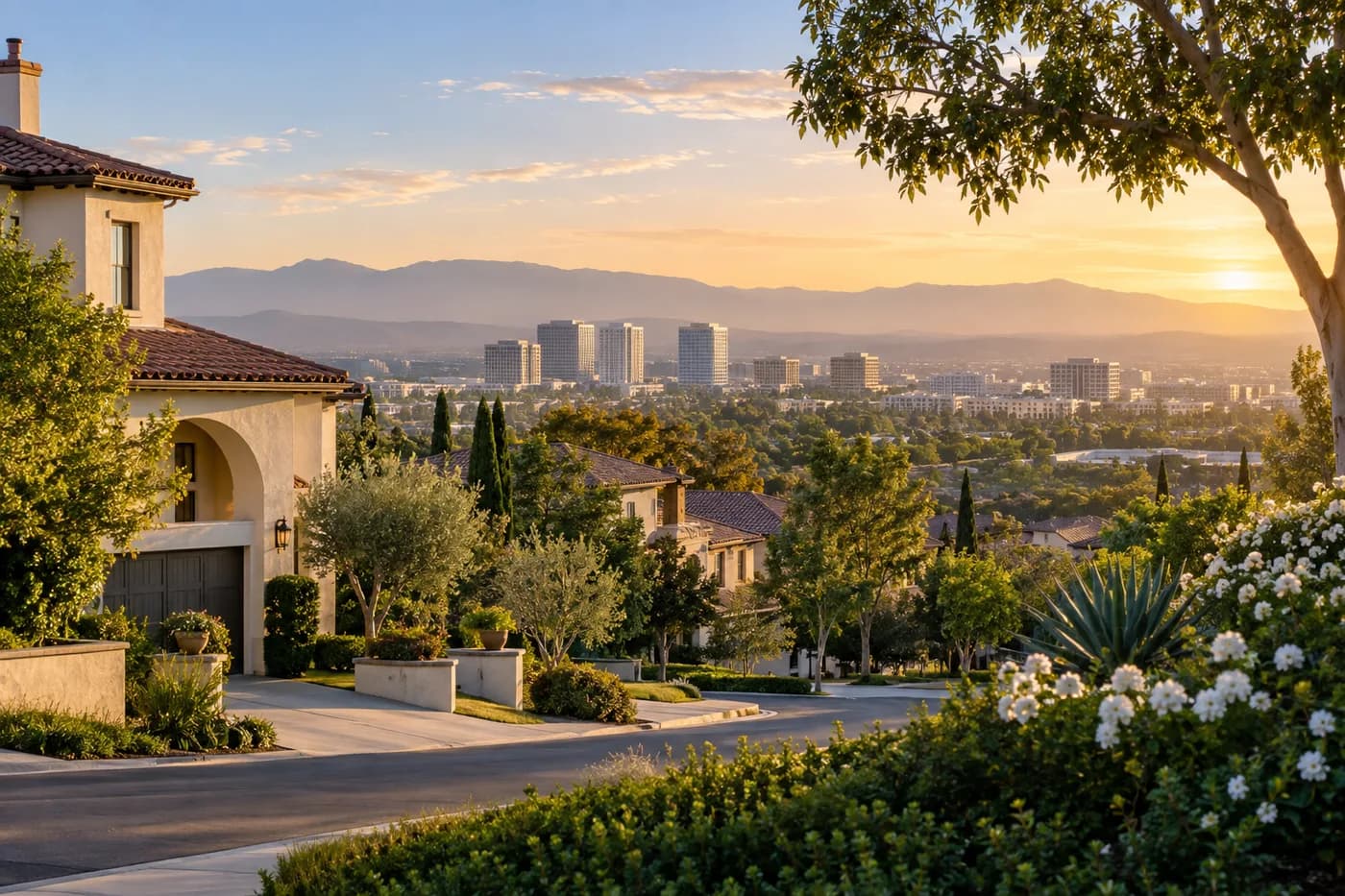 Irvine, California cityscape