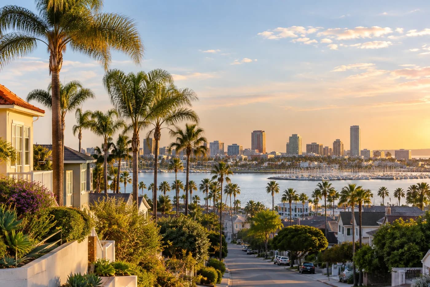 Long Beach, California cityscape