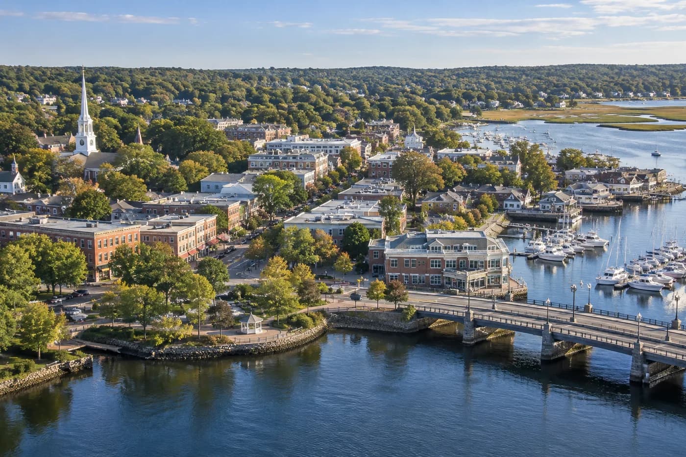 Westport, Connecticut cityscape