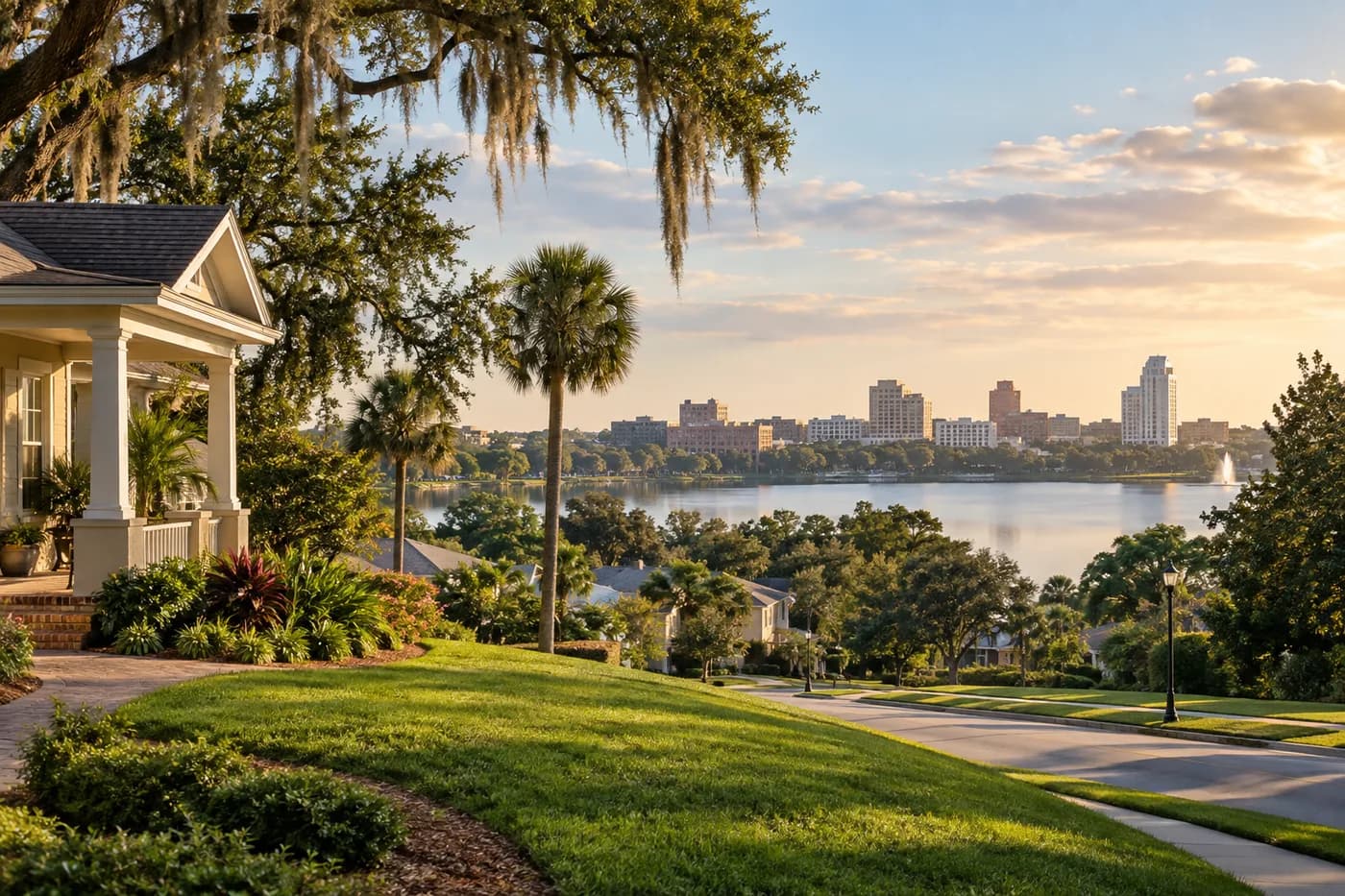 Lakeland, Florida cityscape