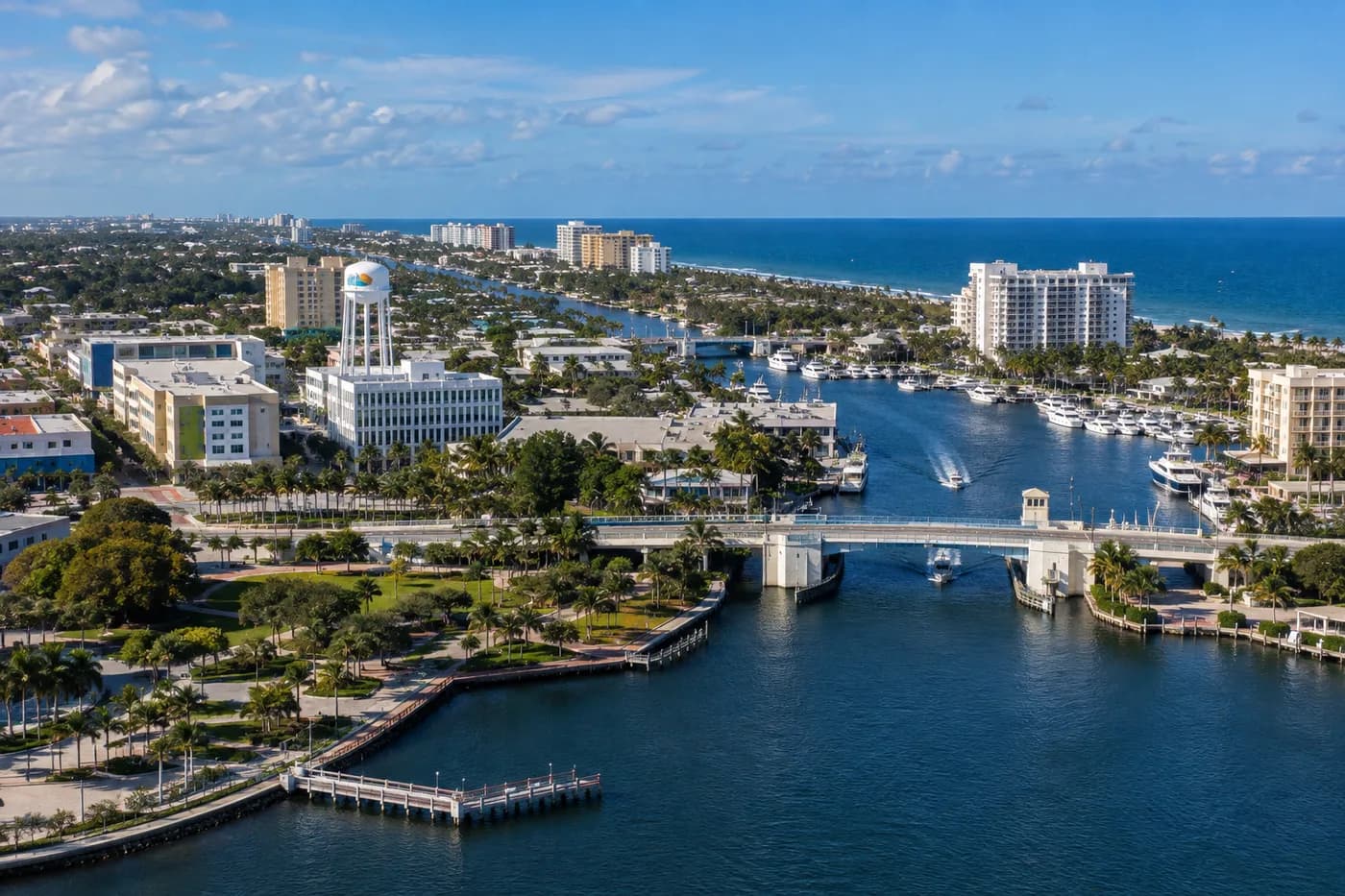 Pompano Beach, Florida cityscape