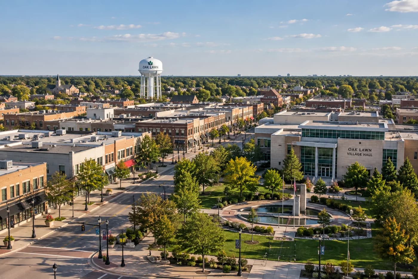 Oak Lawn, Illinois cityscape