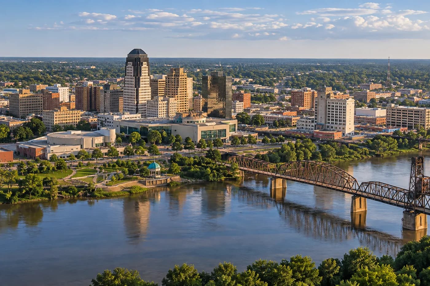 Shreveport, Louisiana cityscape