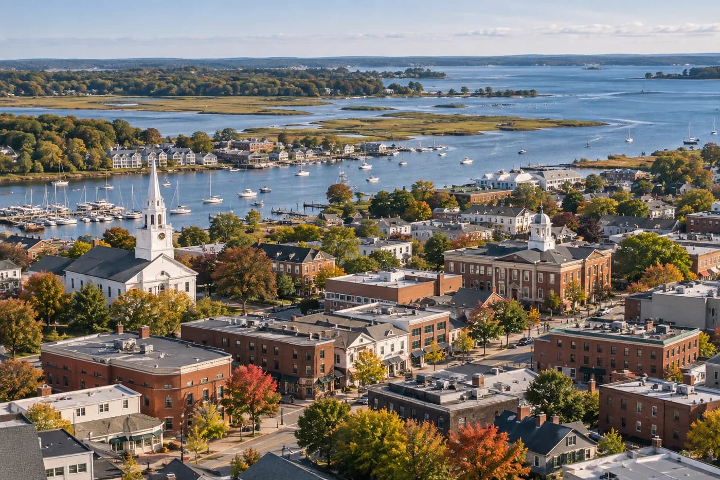 Scarborough, Maine cityscape
