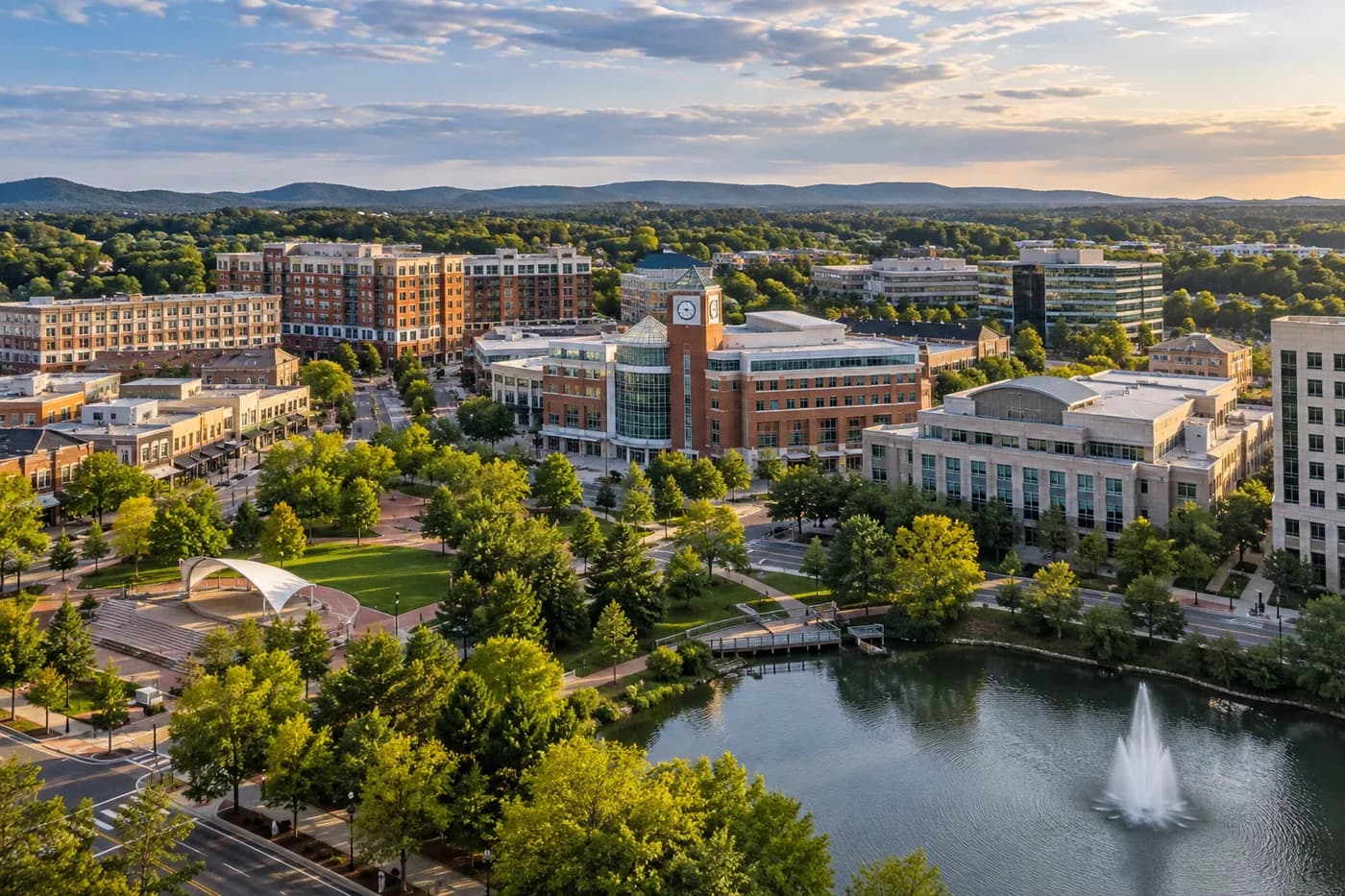 Gaithersburg, Maryland cityscape
