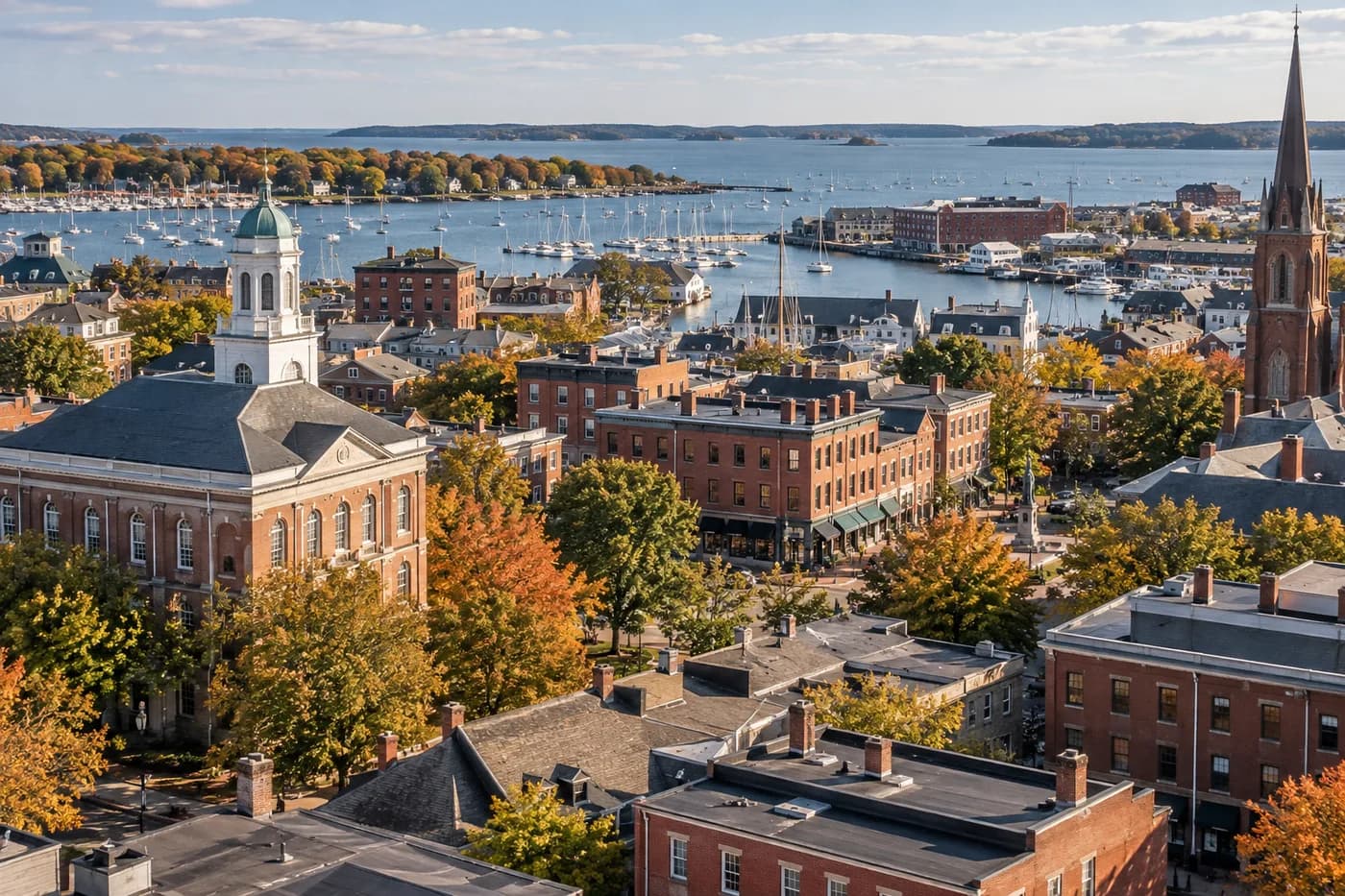 Salem, Massachusetts cityscape