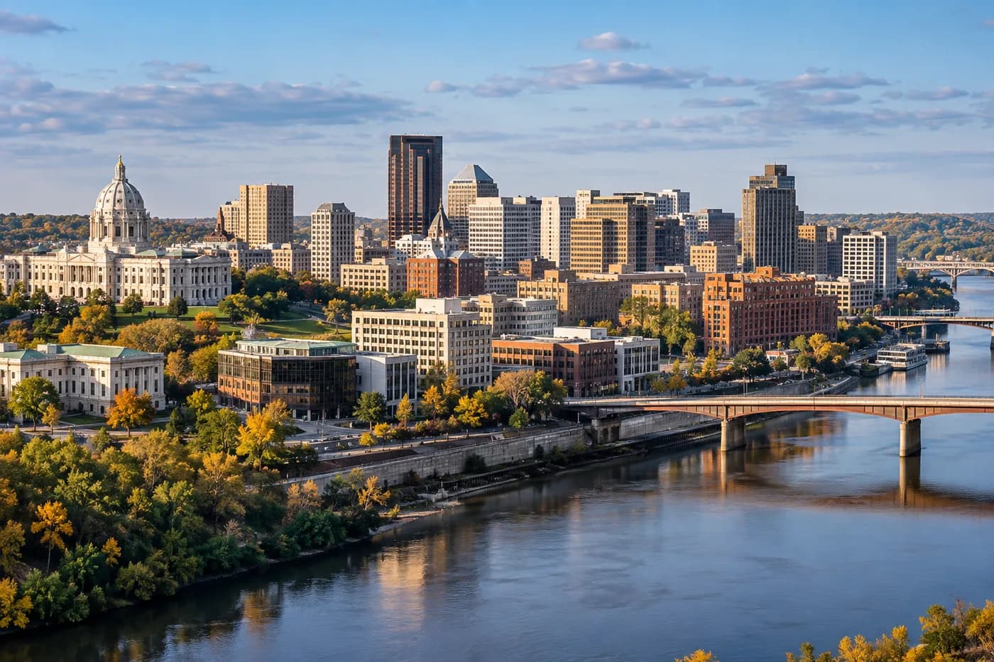 Saint Paul, Minnesota cityscape