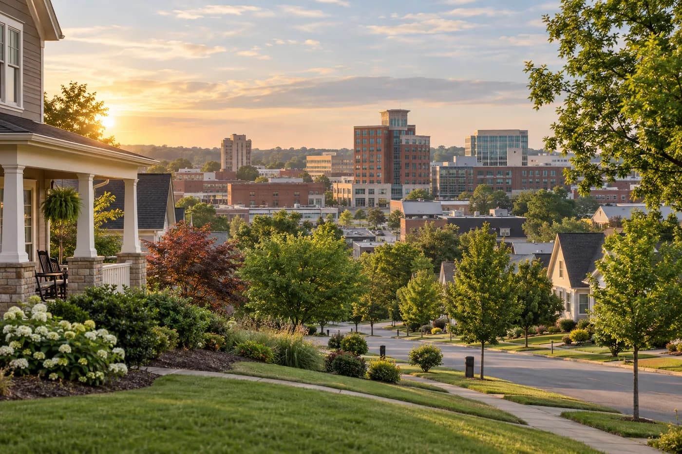 High Point, North Carolina cityscape