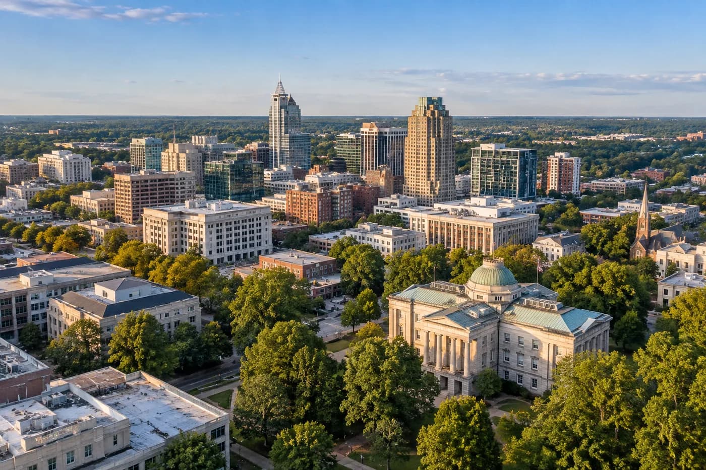 Raleigh, North Carolina cityscape
