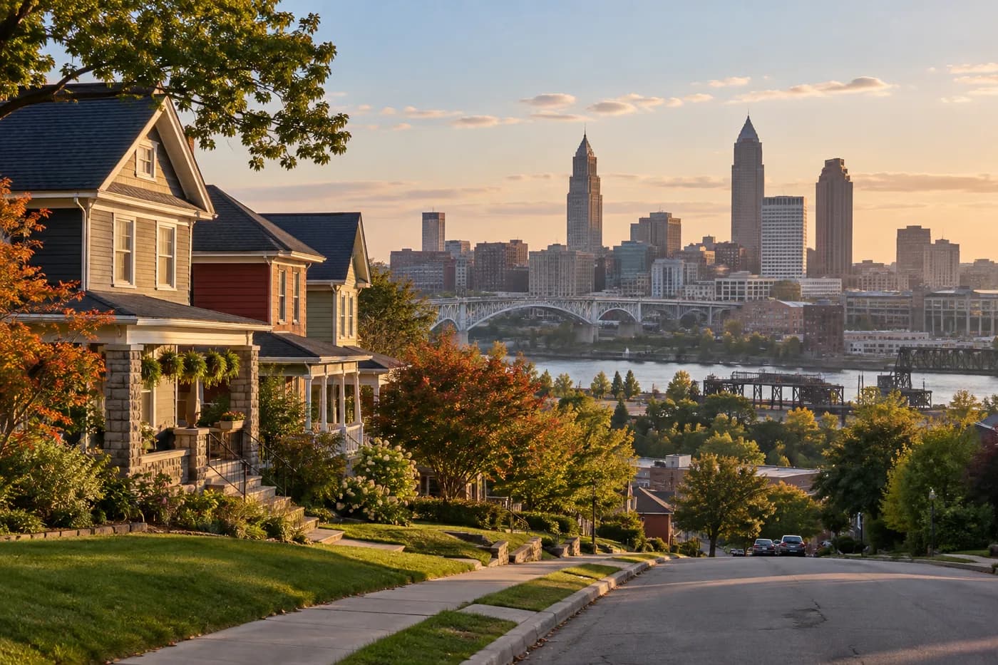 Cleveland, Ohio cityscape