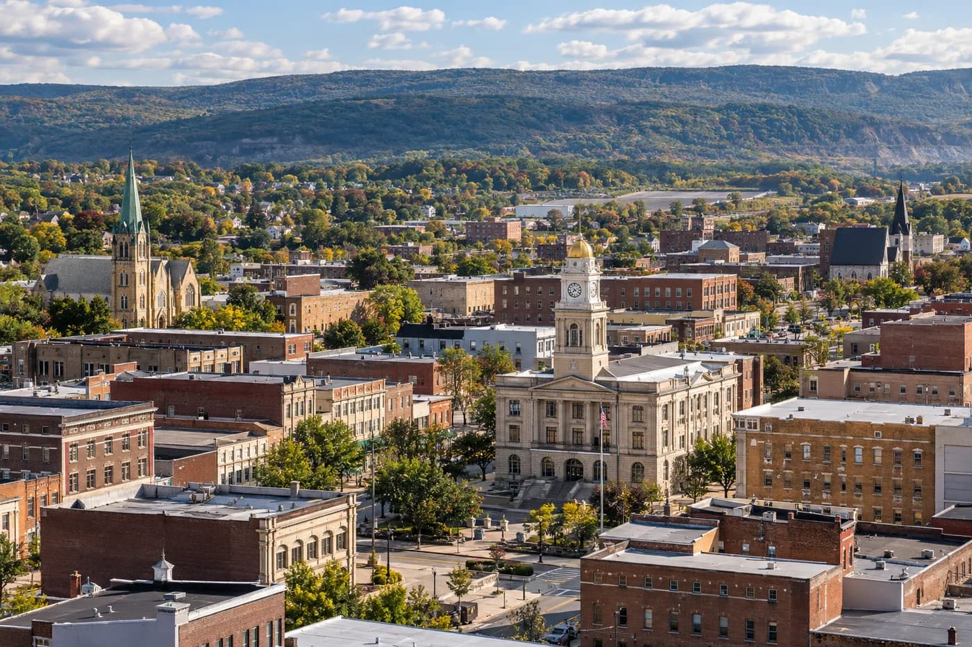 Hazleton, Pennsylvania cityscape