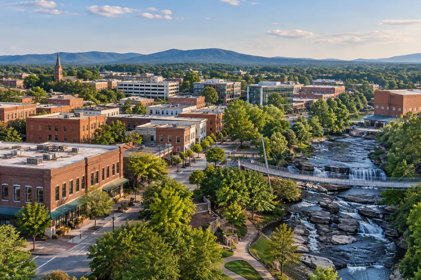 Greer, South Carolina cityscape