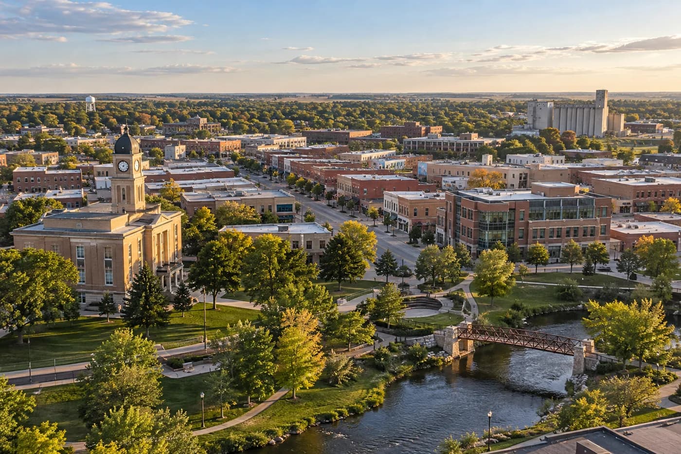Brookings, South Dakota cityscape