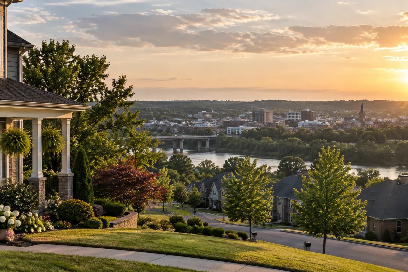 Clarksville, Tennessee cityscape