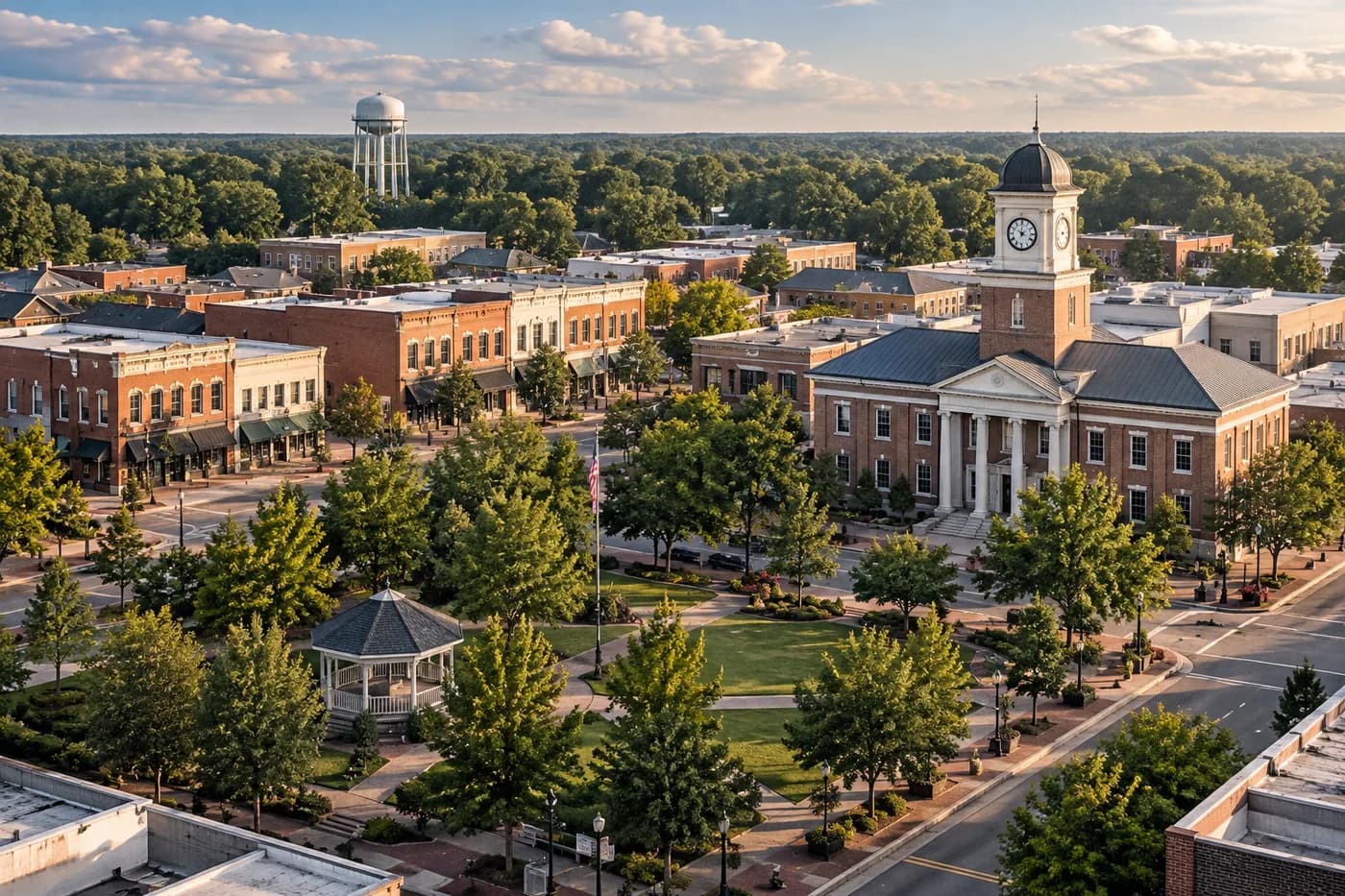 Collierville, Tennessee cityscape
