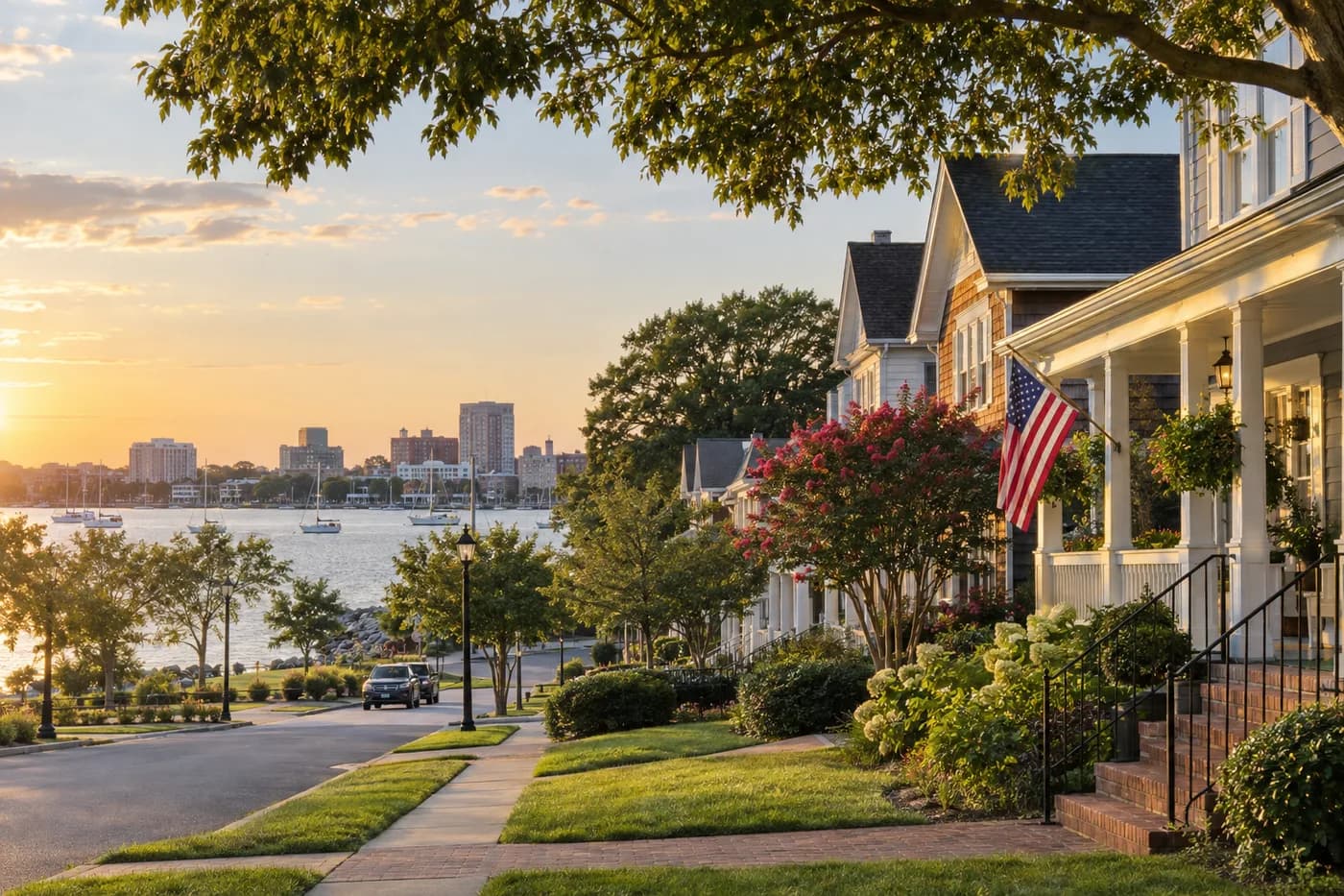 Hampton, Virginia cityscape
