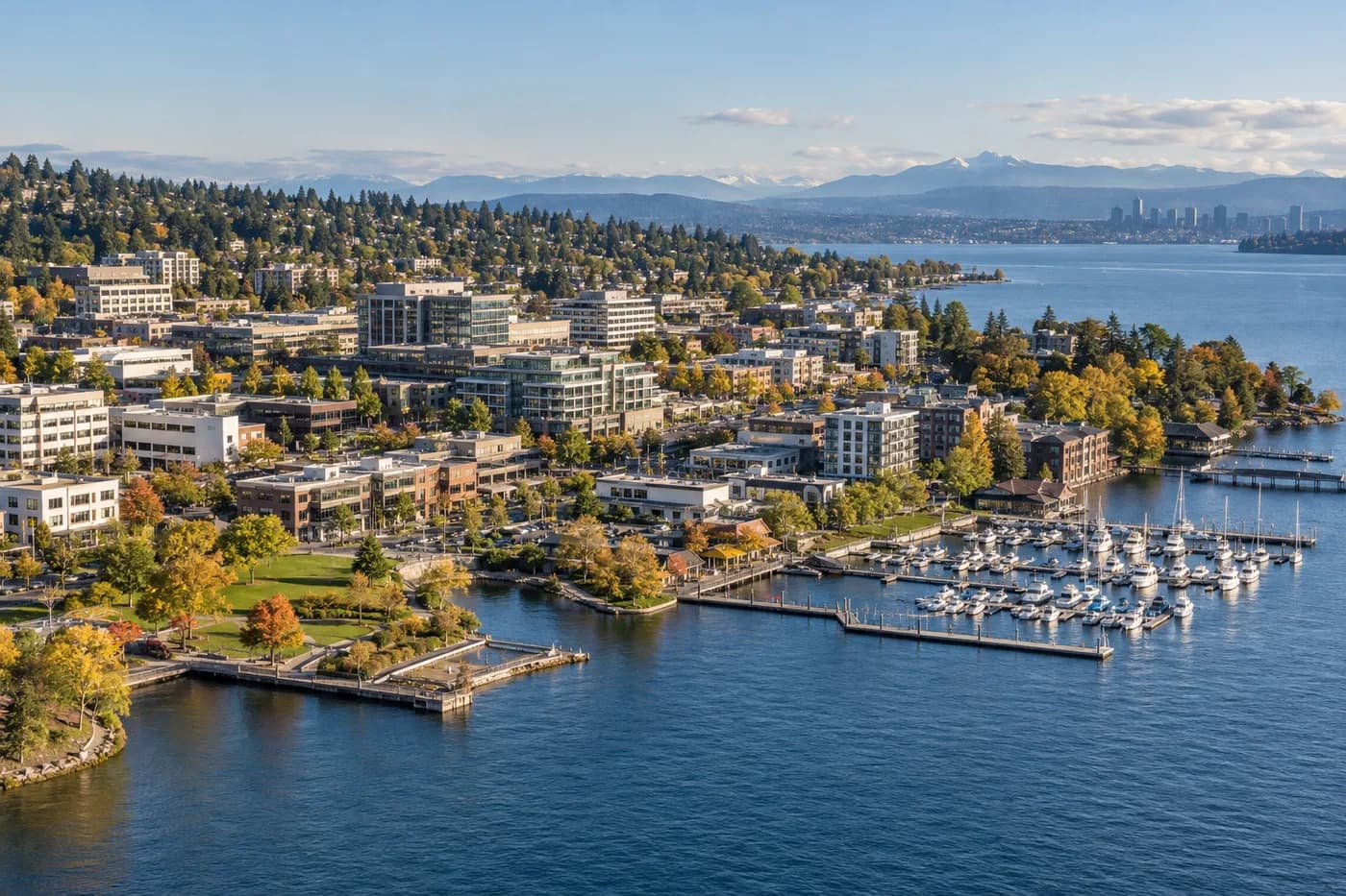 Kirkland, Washington cityscape