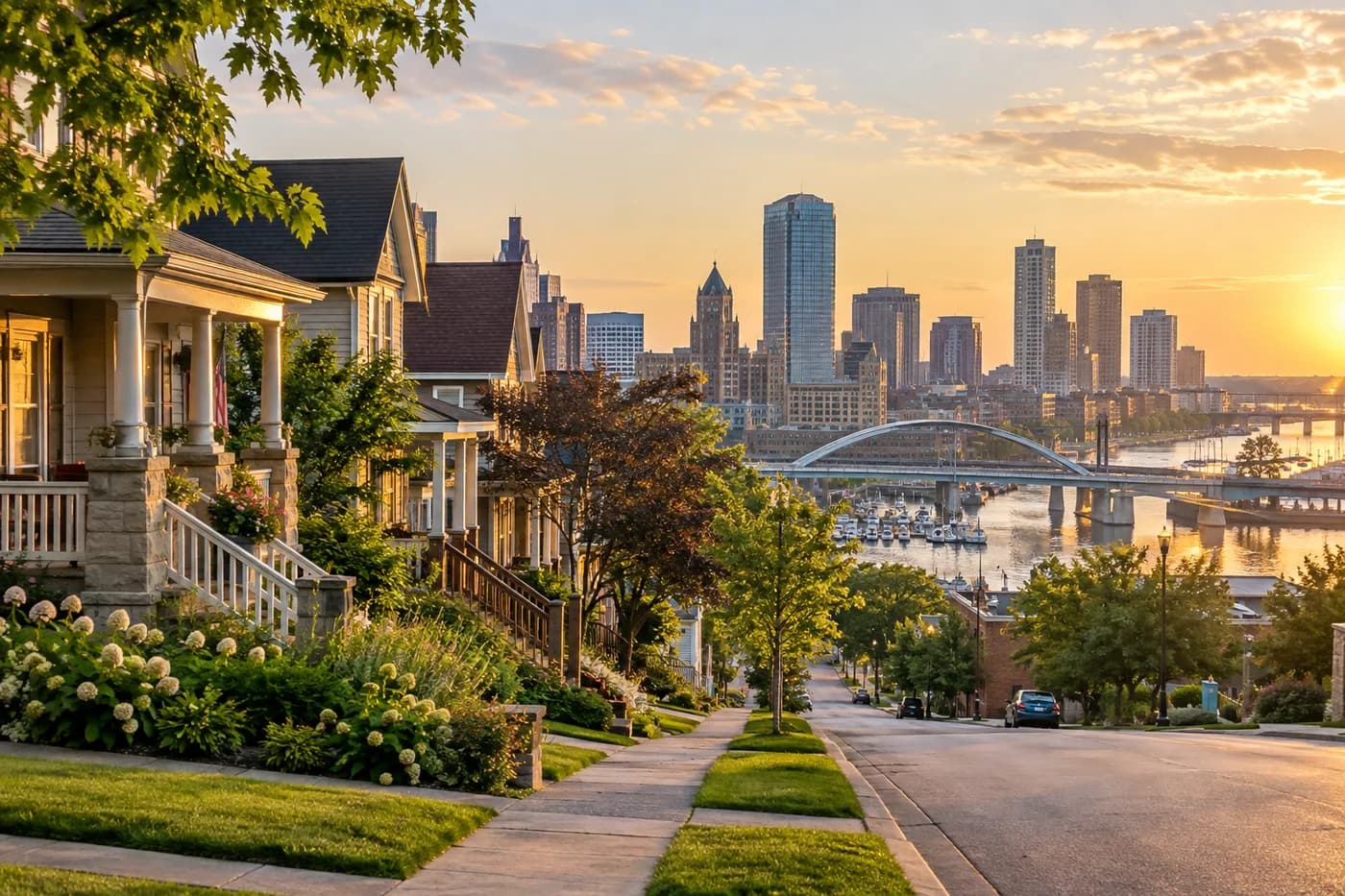 Milwaukee, Wisconsin cityscape