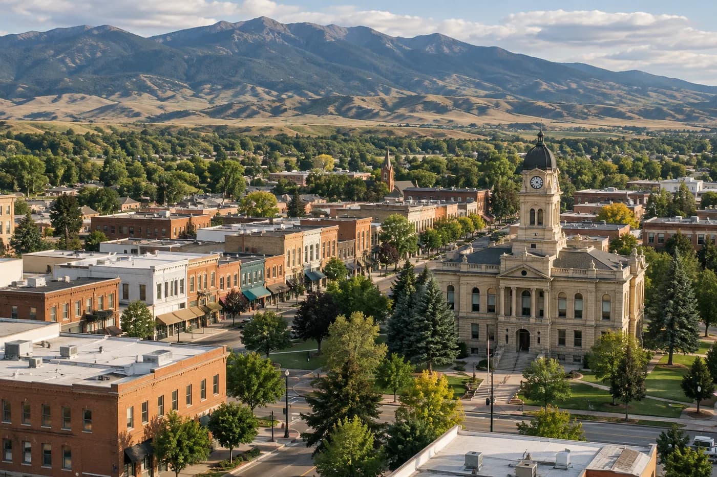 Sheridan, Wyoming cityscape